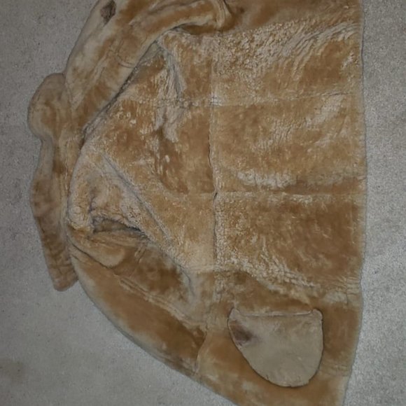 Vintage Genuine Shearling Sheepskin winter coat - Picture 7 of 8